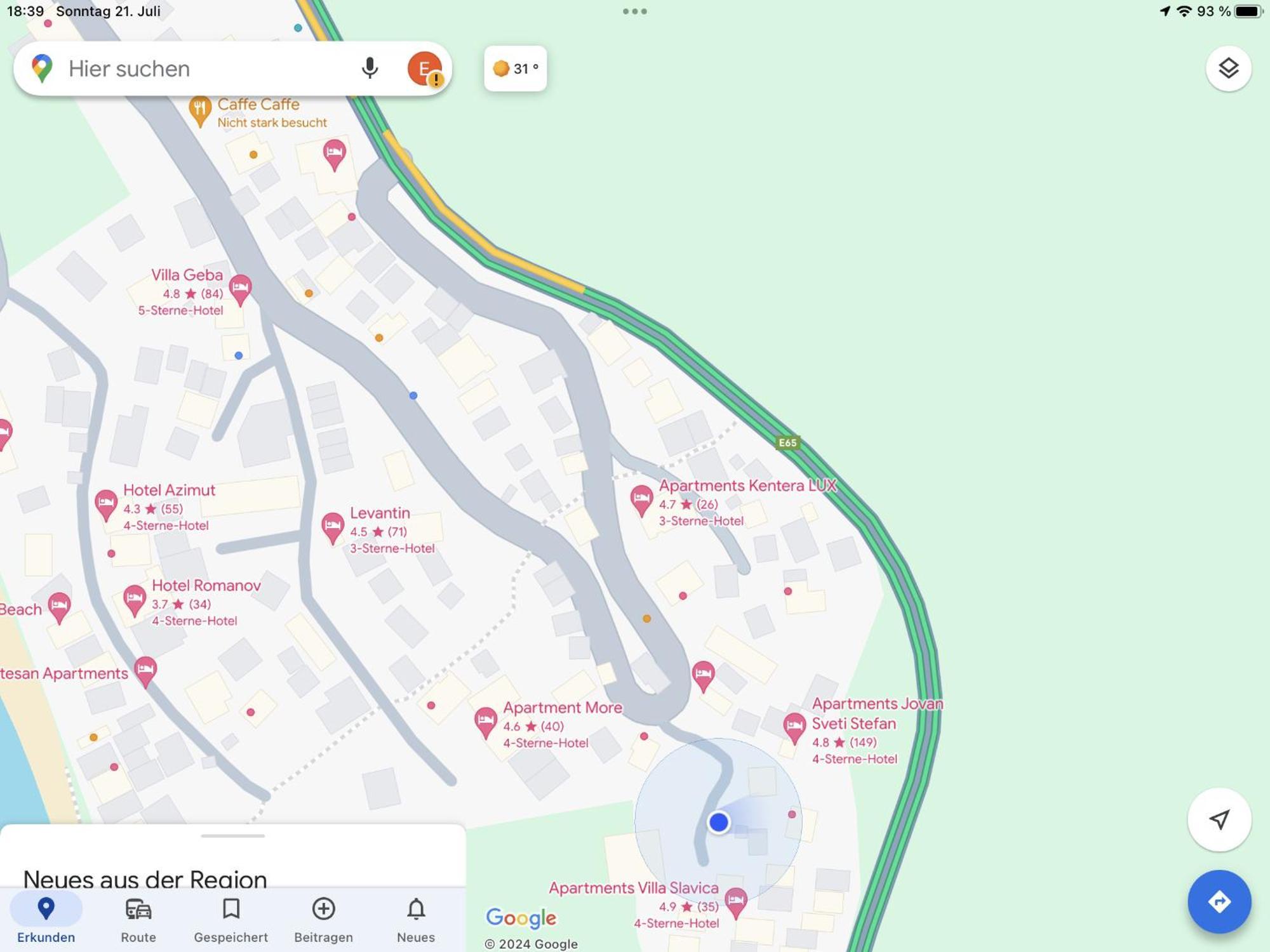 Apartments Sana Sveti Stefan Ngoại thất bức ảnh